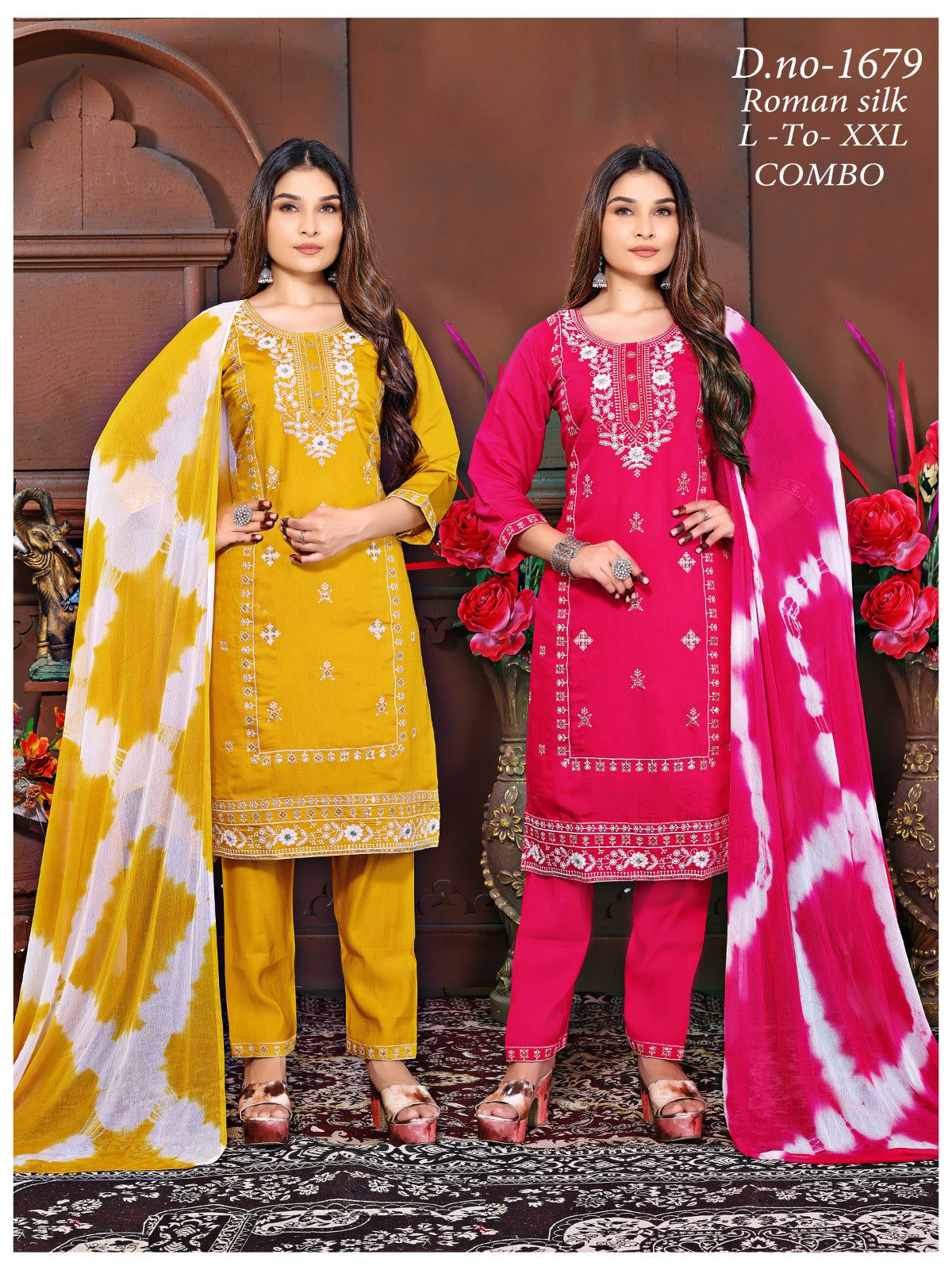 Beautiful Aagun Work 3pc