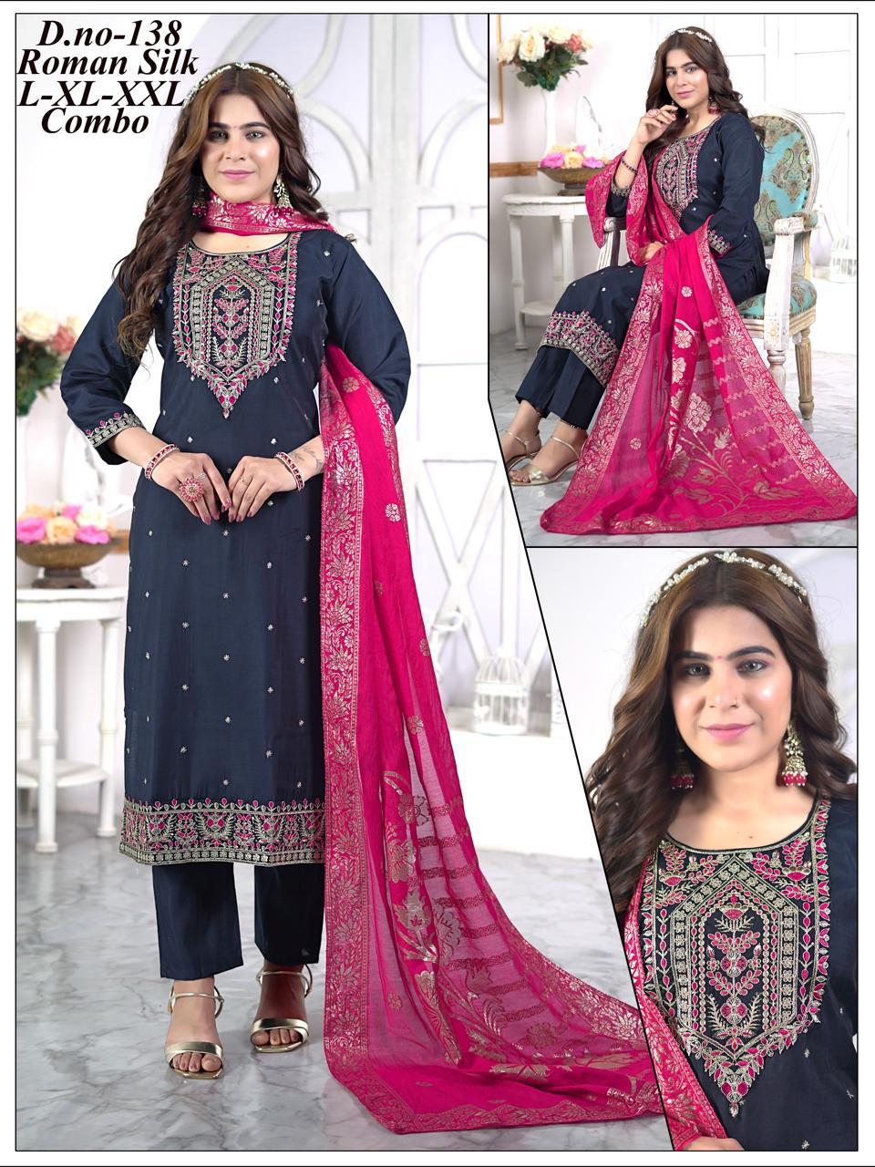 Pink Banarasi Magic - Ultimate 3pc