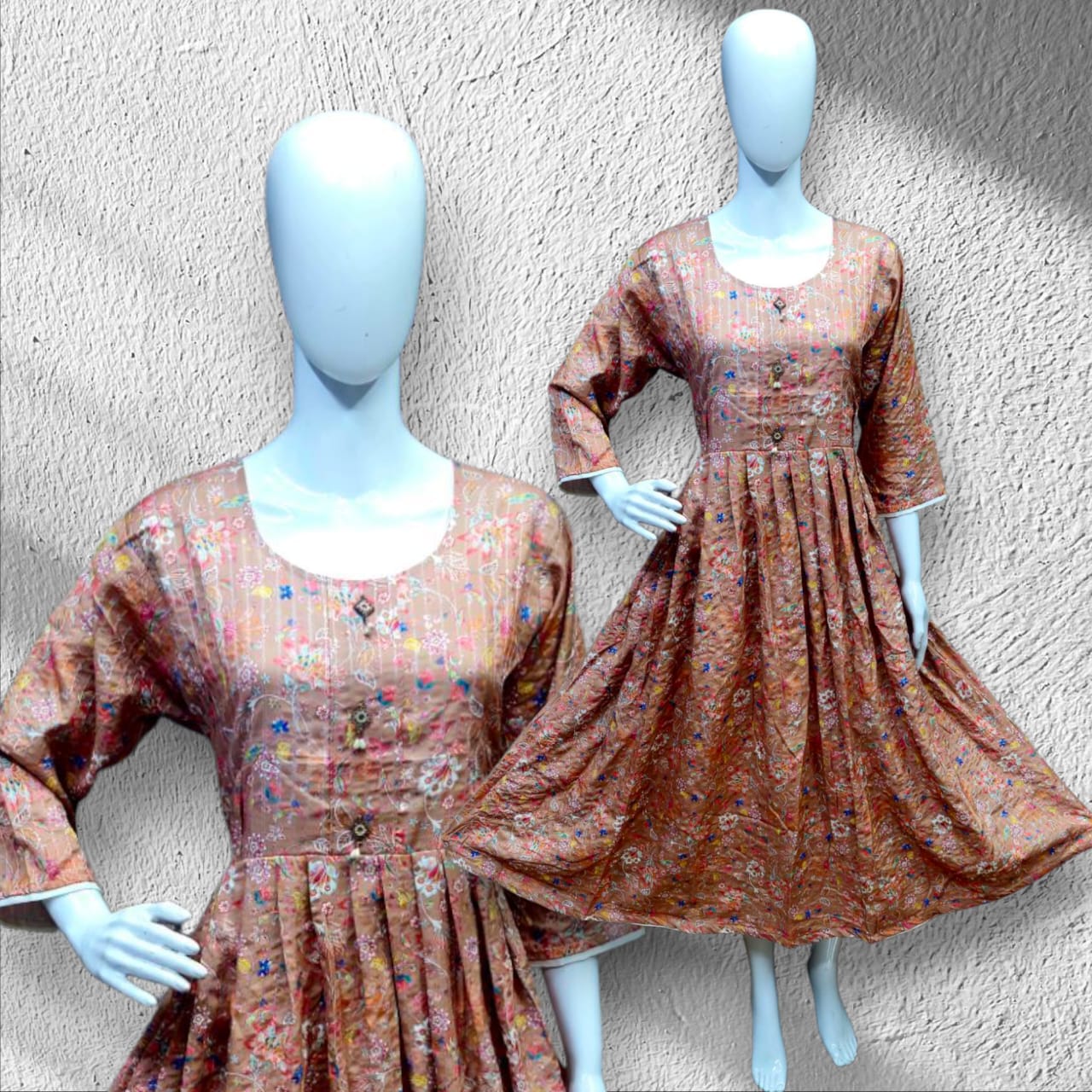 Rayon Sequin Frock Kurti