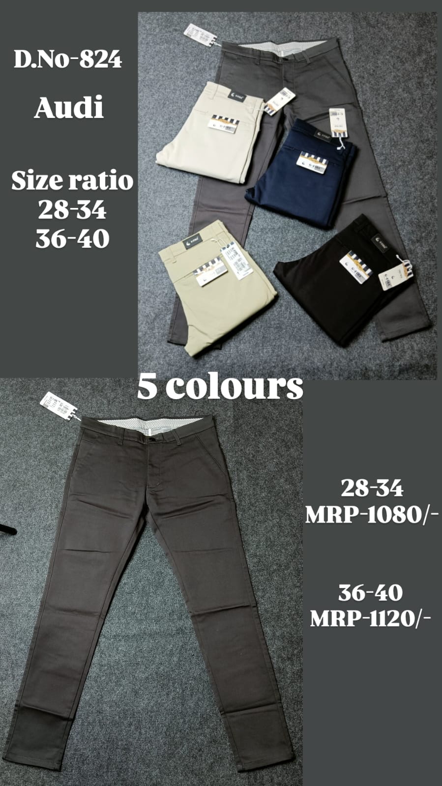 KNITTED Branded Men's Casual Trousers