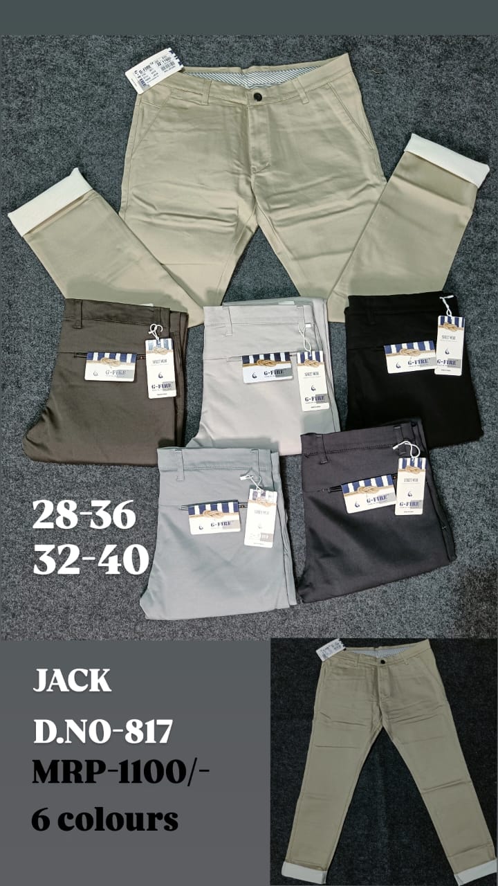 Men's "PERFECT" Cotton KNITTED Blend Trousers/Chinos