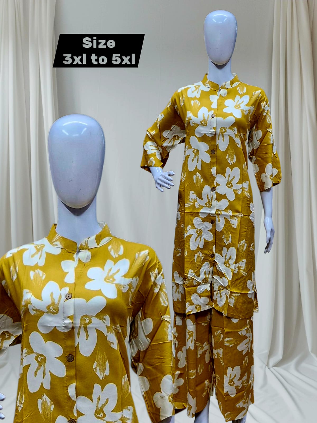 Comfortable Rayon 18 kg Printed Co-ord Set