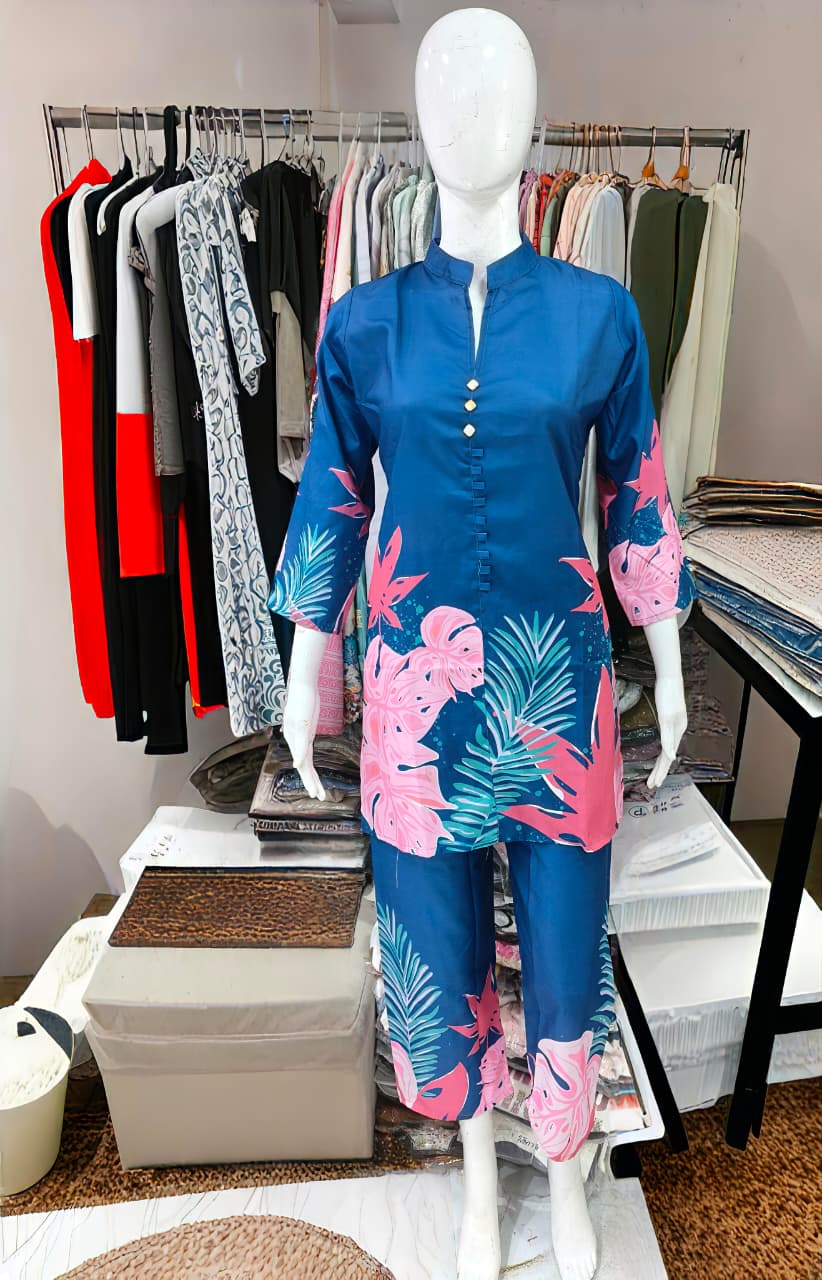 Printed Co-ord set liquid Slab