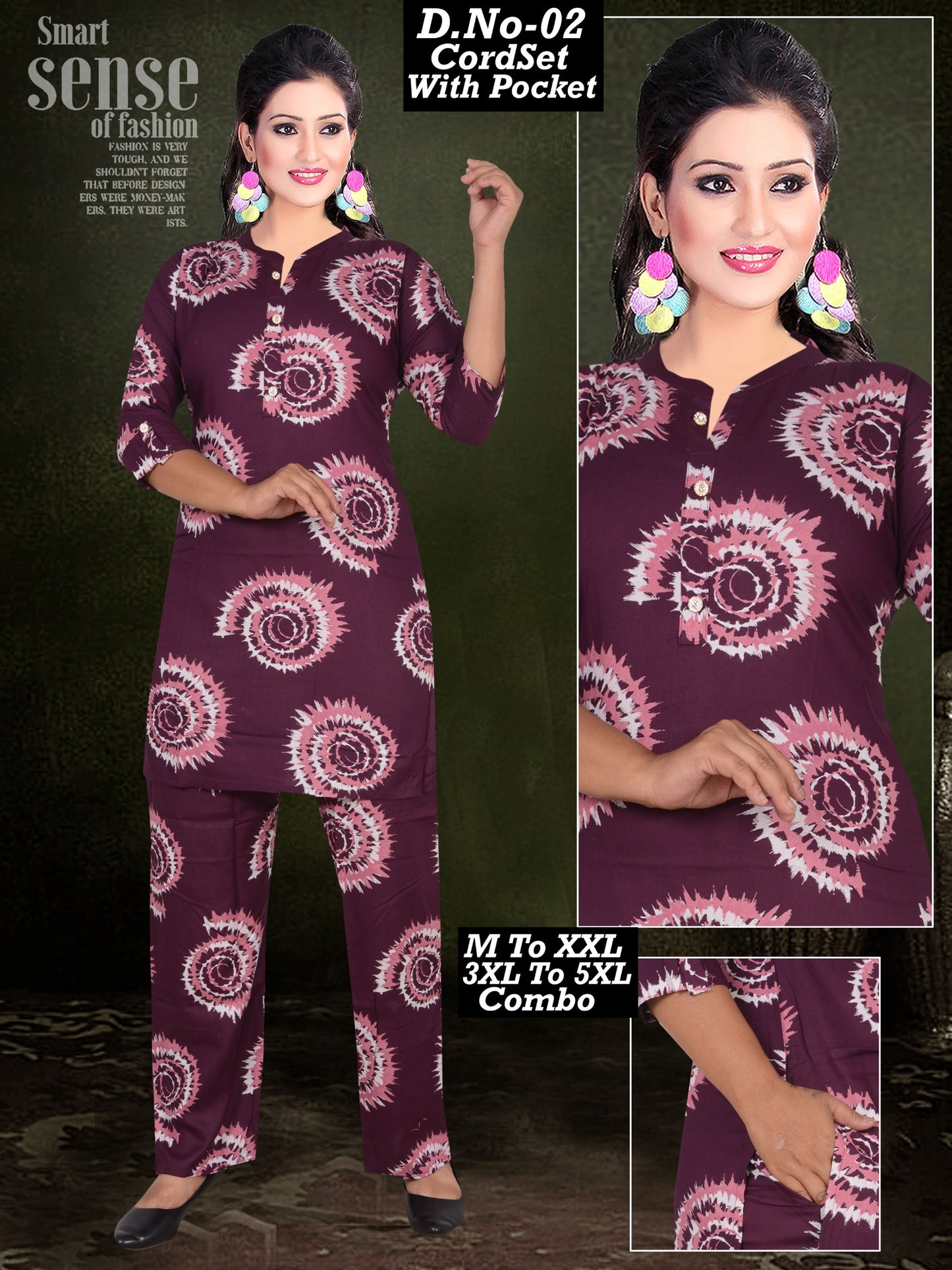 BIG SIZE WHOLESALE | Premium Quality Rayon Co-ord Set