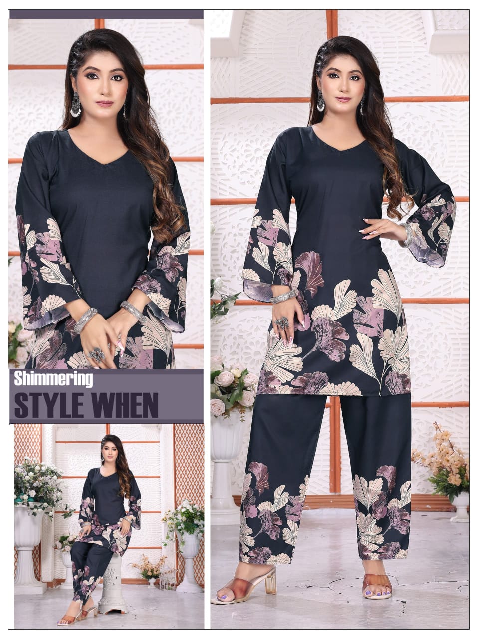Trendy Printed Co-Ord Set Rayon premium