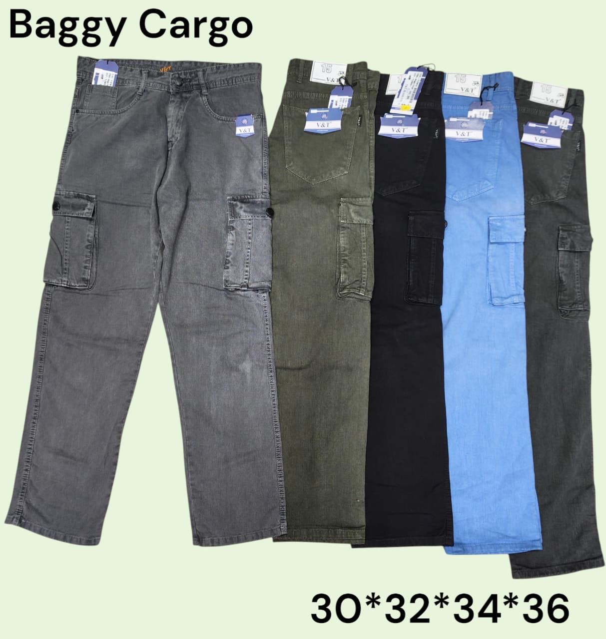 Men's ACRU Baggy Cargo Jeans