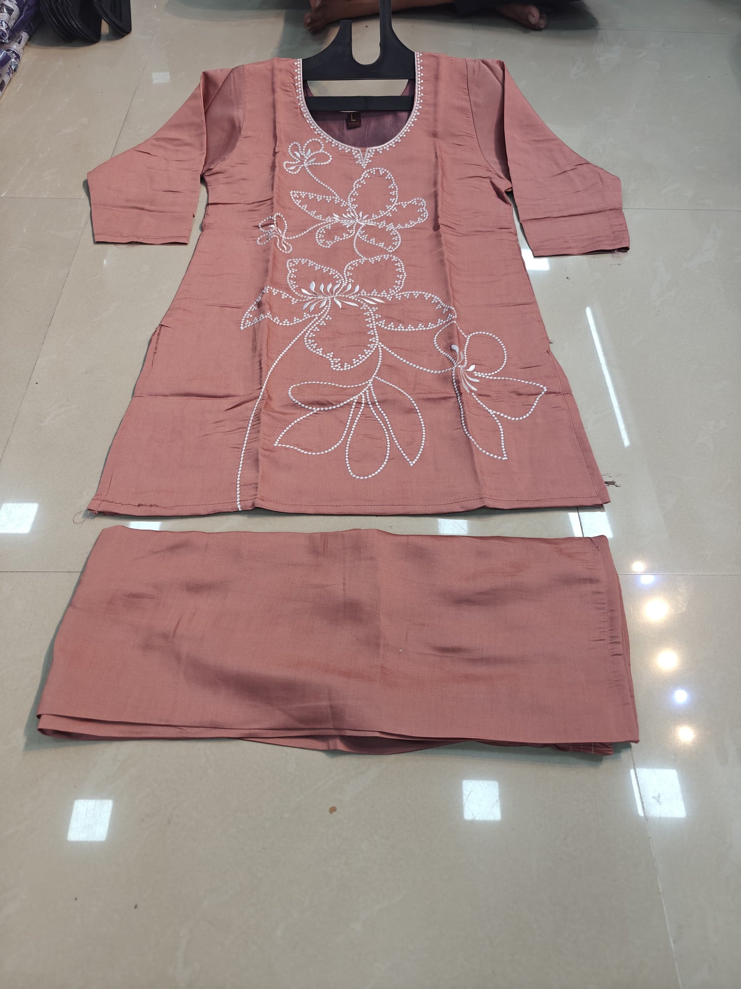 Roman Co-ord set Floral embroidery