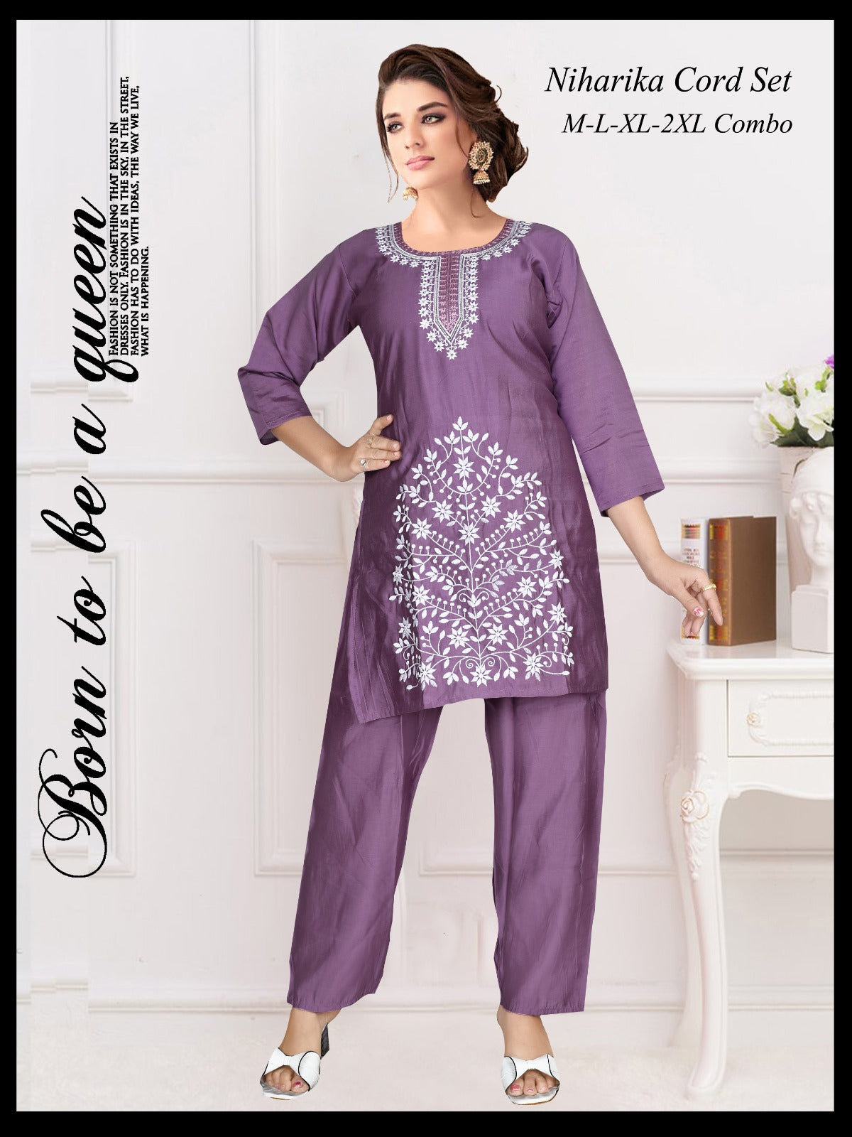 Beautiful White work co-ord set