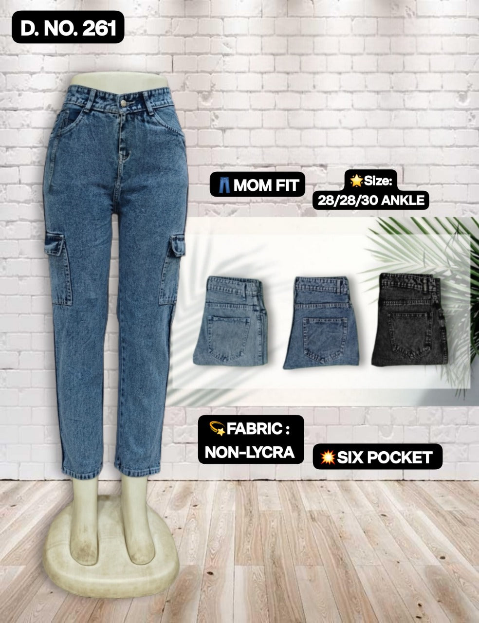 Stylish Non-Lycra Mom Fit Girls