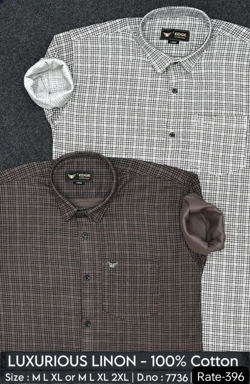 Small Check Barik - Cotton Premium Shirt Mens