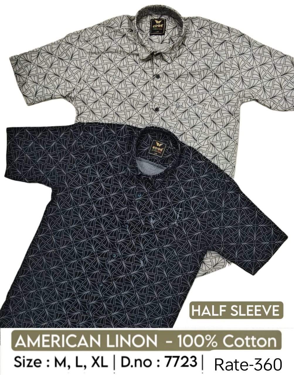 AMERICAN LINON SLUB SHIRT