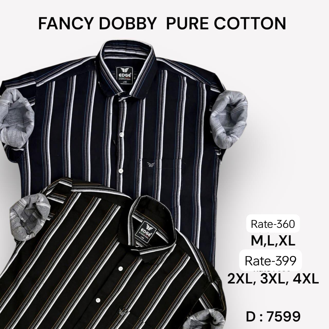 FANCY DOBBY PURE COTTON SHIRT
