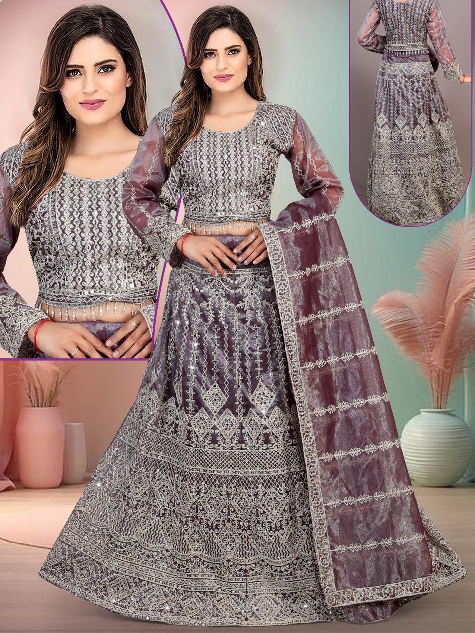 Jimmy Choo Full Embroidery Detailed Thread Work