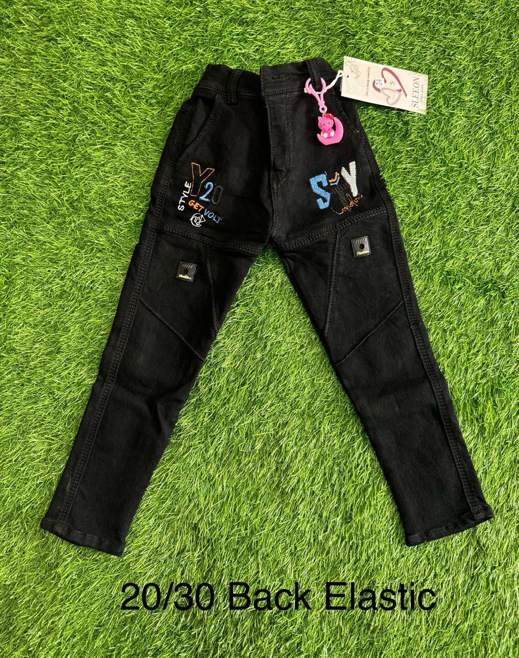 Kid Funky Embroidery Jeans II