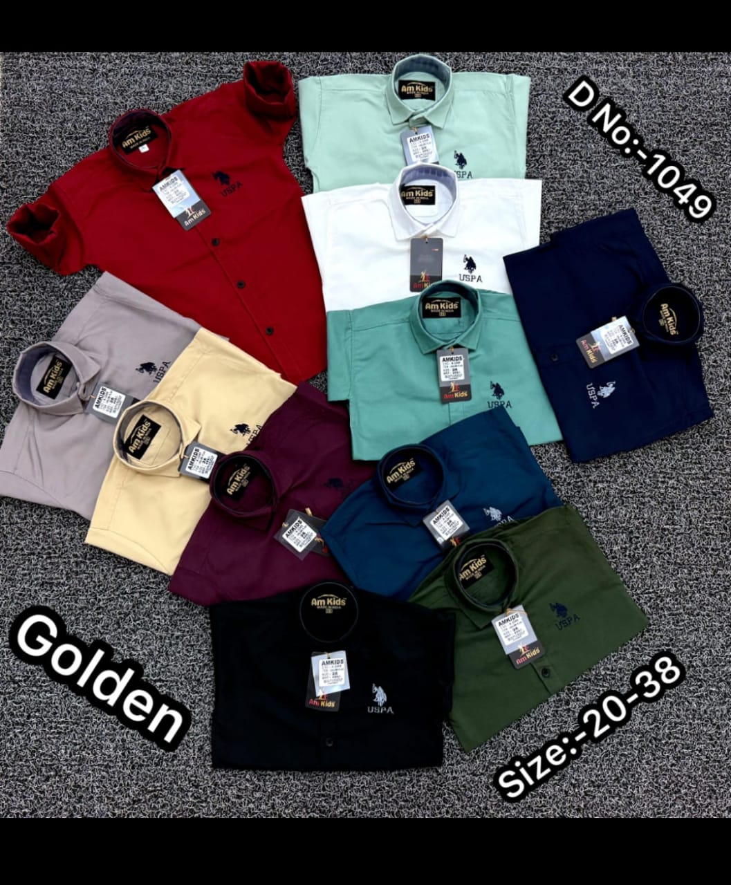 Premium Solid Plain Shirt - Kids Wear
