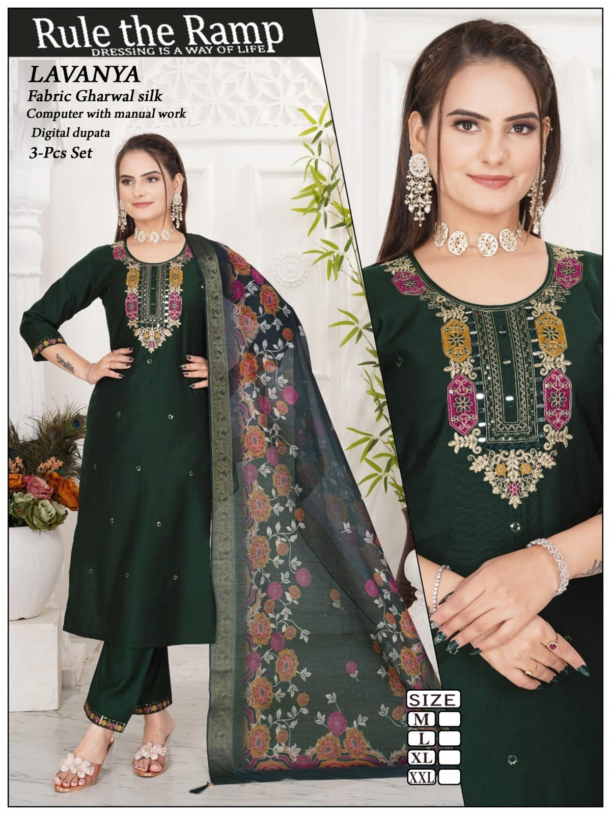 Gharwal Silk fabric kurti