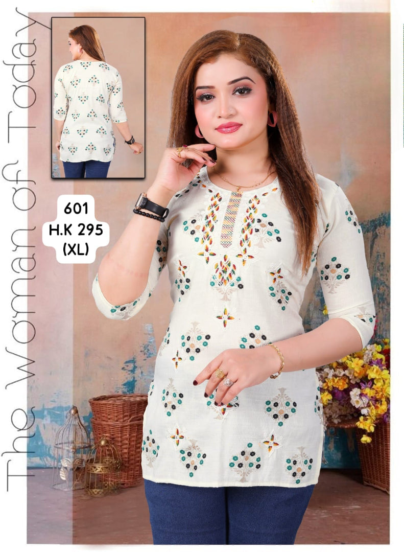 Short Kurti - Straight | Quality Fabric | INR. 180