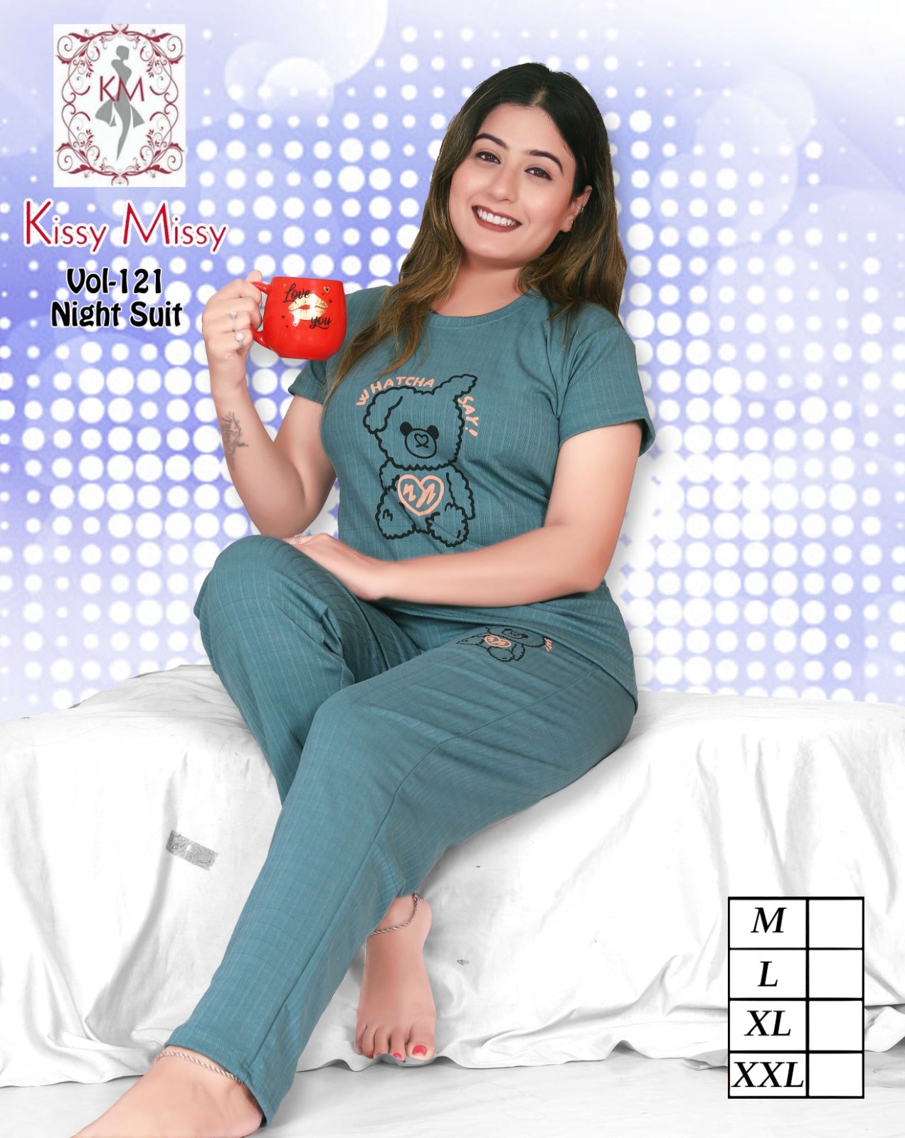 Designer Night suit For Girls (m to xxl)