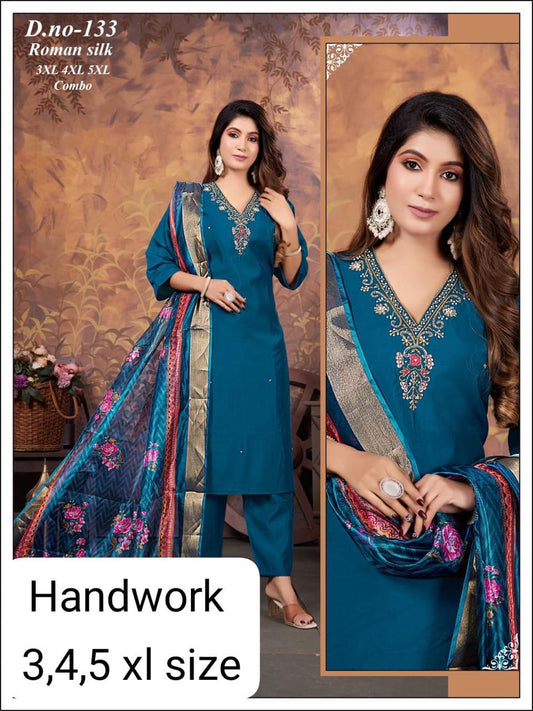 Classy Handwork Big Size 3pc