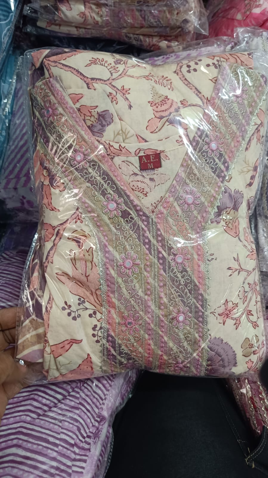 Frock Kurti Premium Cotton 3pc