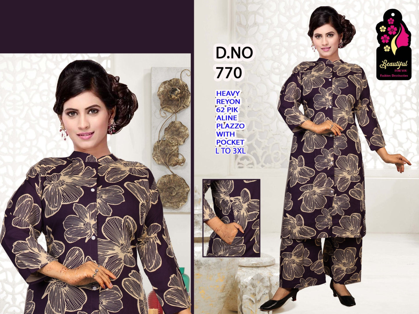 MILAN - A-line Plazo set