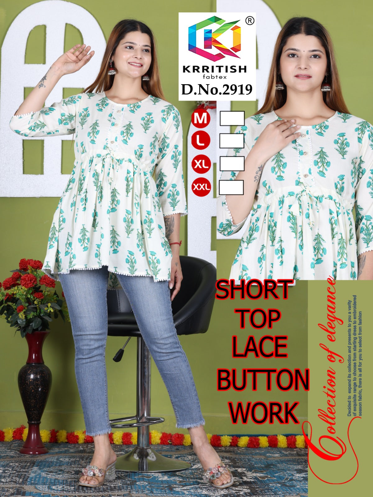 Quality Guaranteed Short Kurti peplum