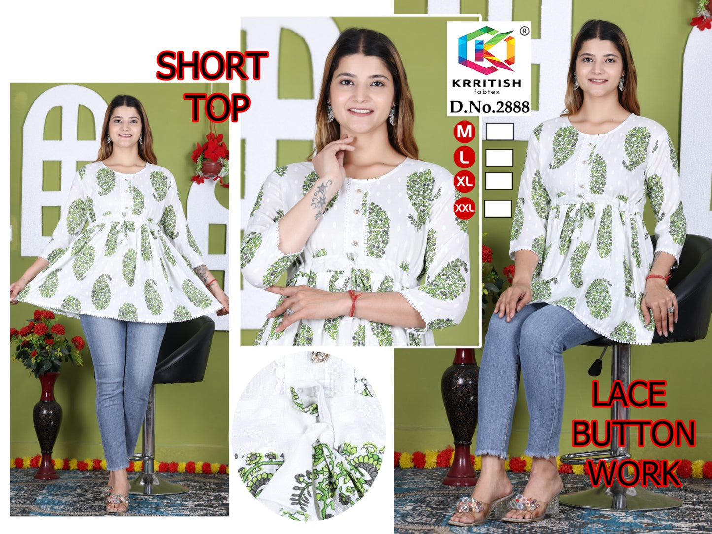 Quality Guaranteed Short Kurti peplum