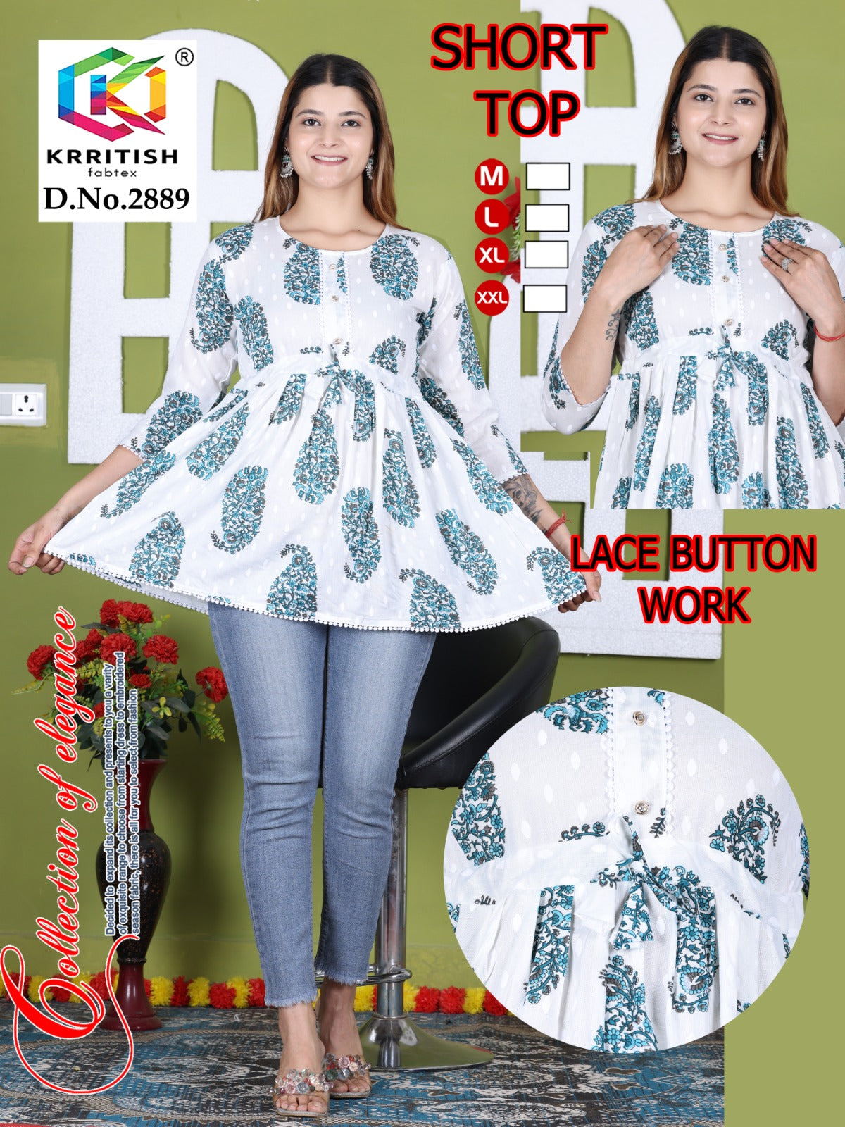 Quality Guaranteed Short Kurti peplum