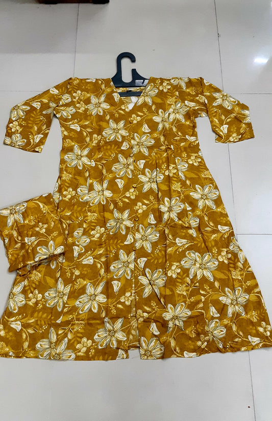 Rayon heavy pik co-ord set