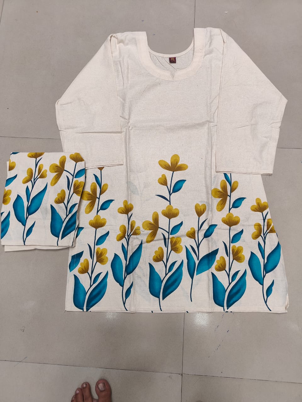 Cotton flex Designer co-ord set