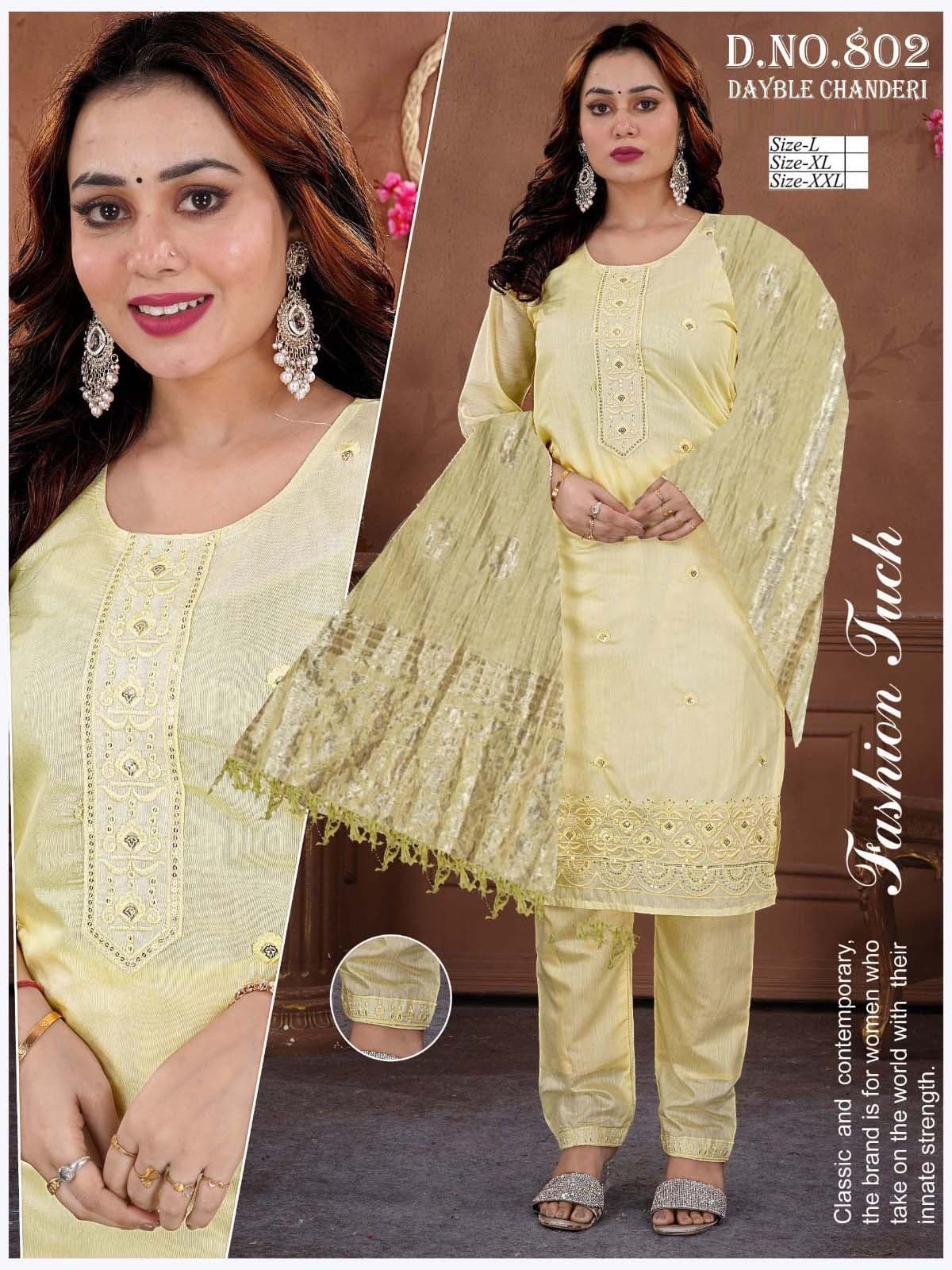 Chanderi Affordable Range 3pc Set