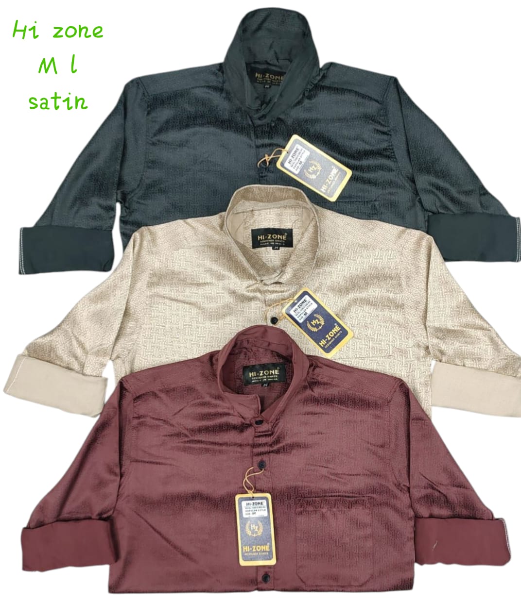 Men's Satin Printed Shirt