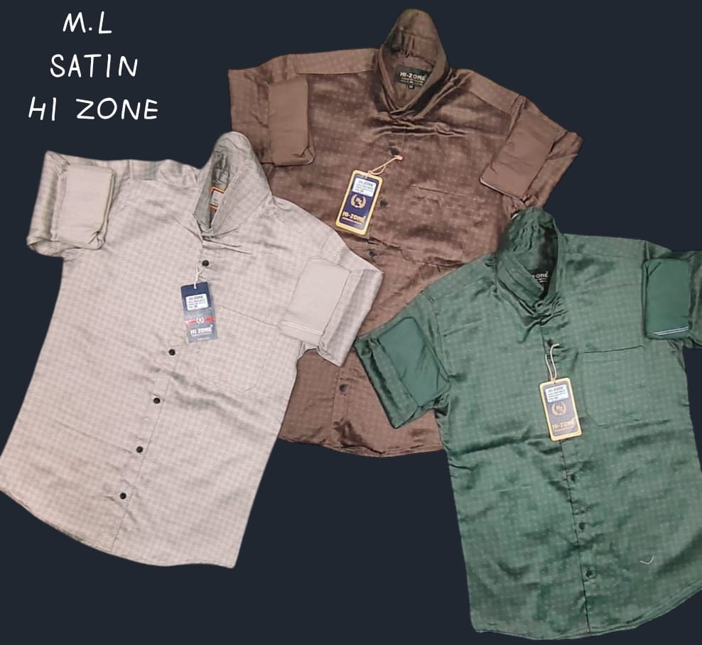 Men's Satin Printed Shirt