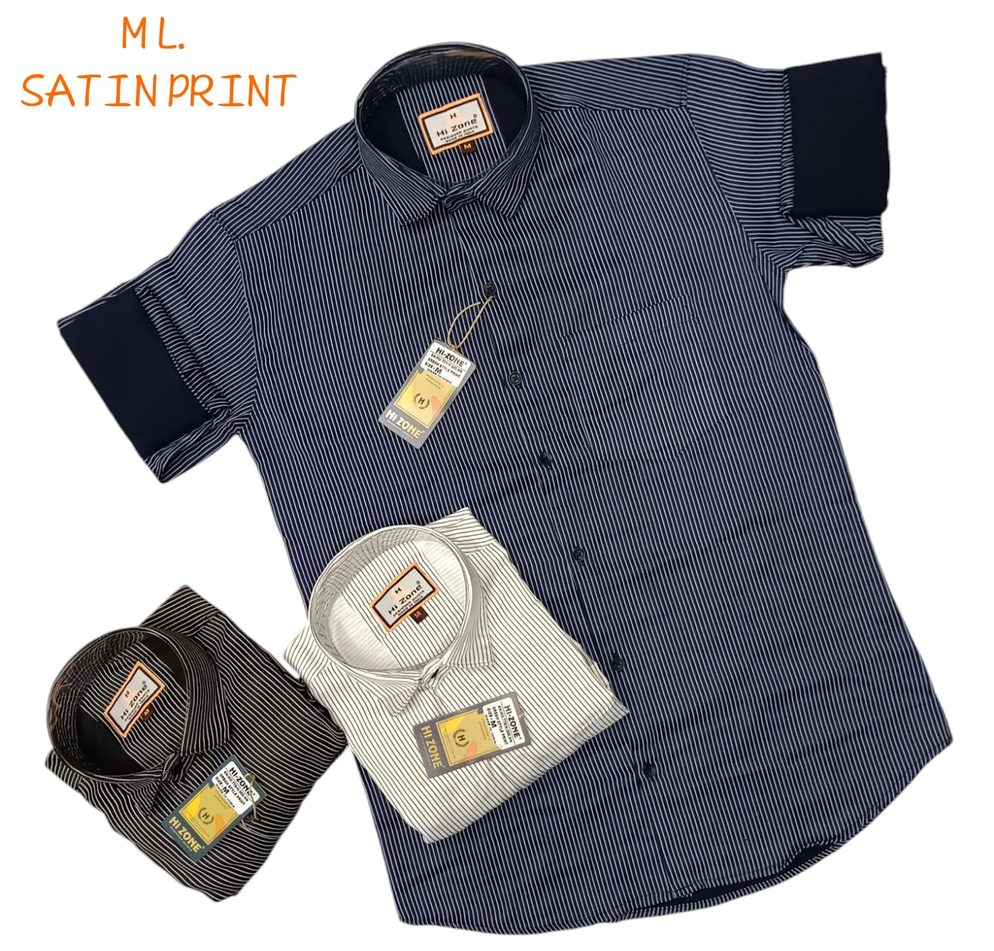 Men's Satin Printed Shirt