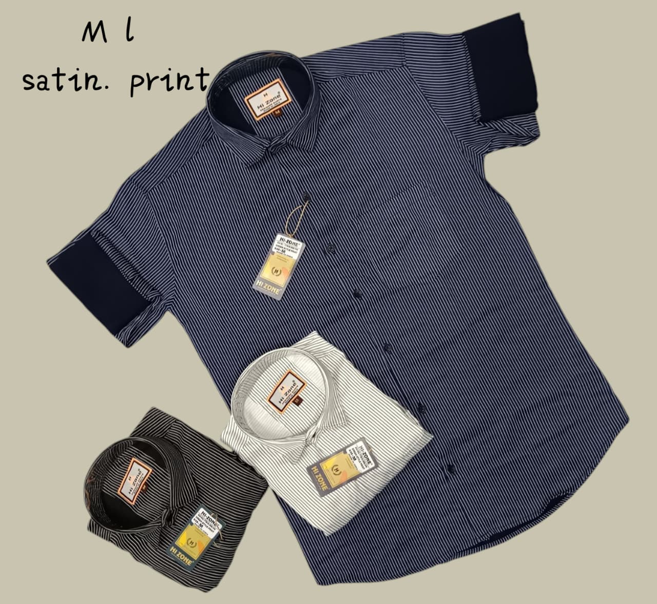 Men's Satin Printed Shirt