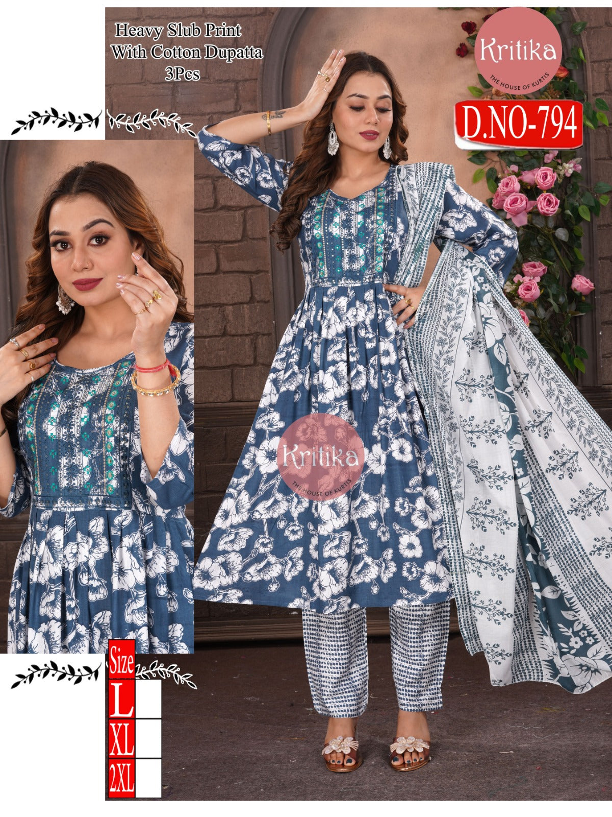 Diable Chander Kurti Set