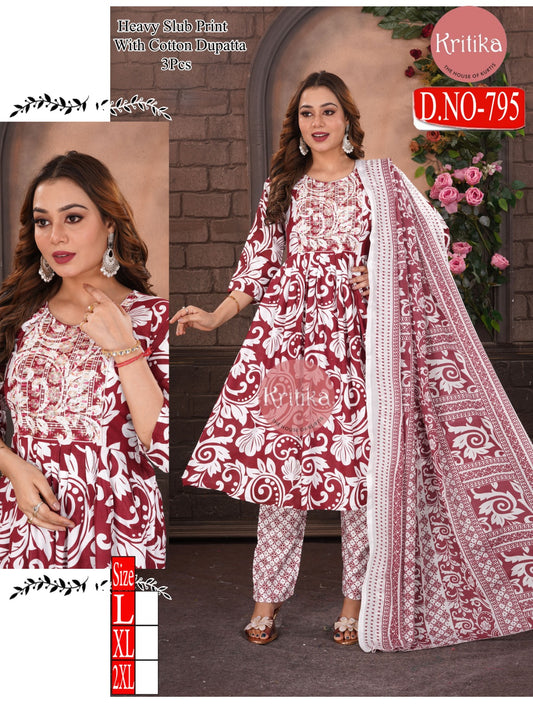 Diable Chander Kurti Set