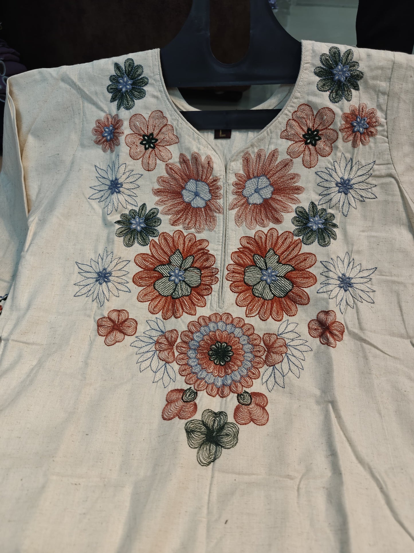 Premium Khadi Heavy Design Embroidered Co-ord set