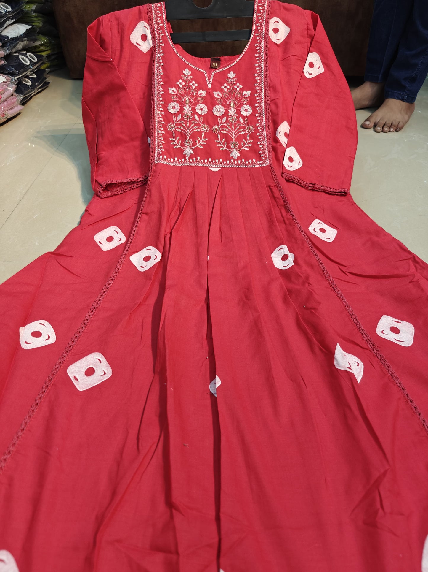 Vibrant Cotton Chunri 60-60 Printed 3pc Suit