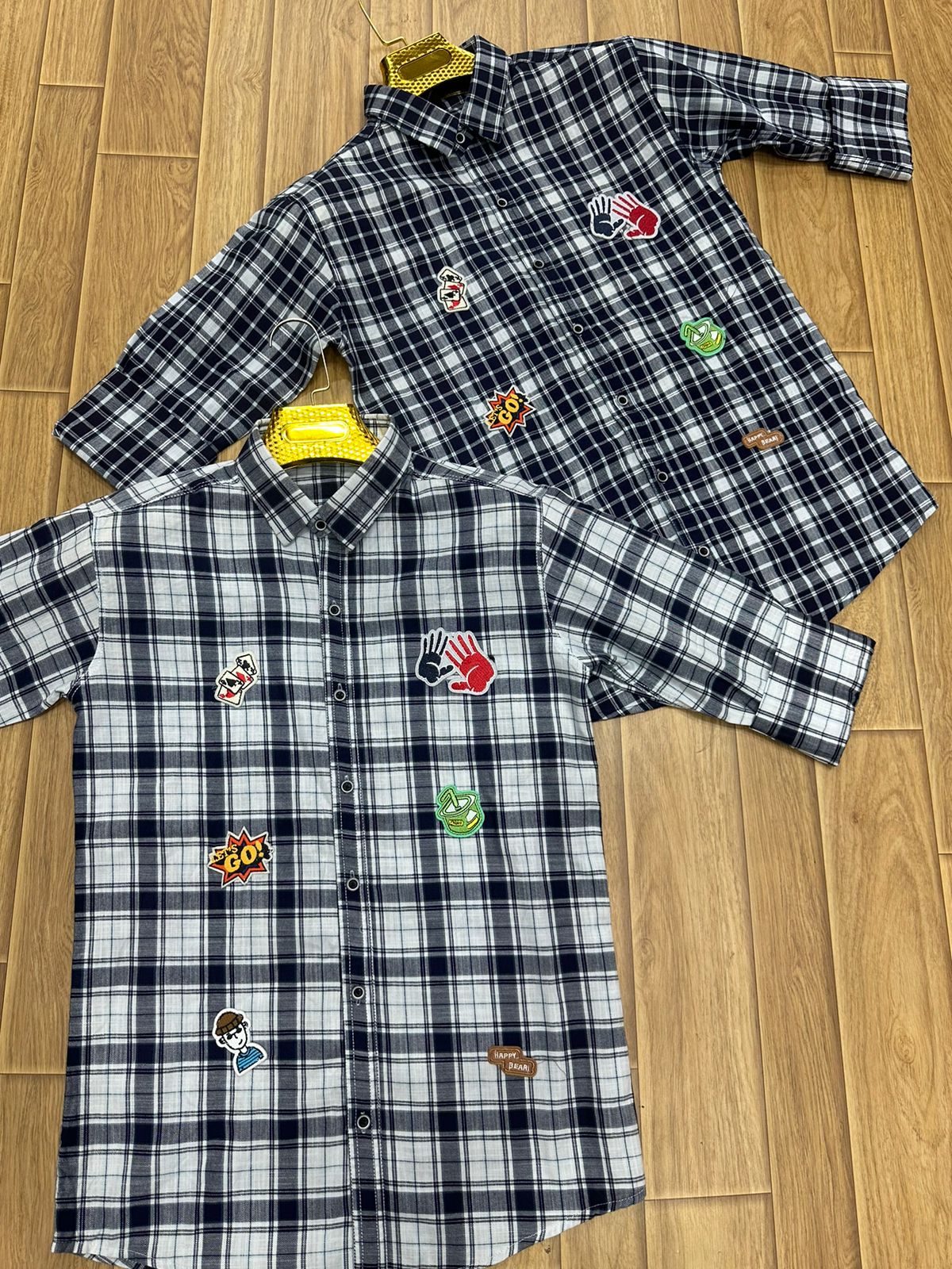 Comfortable Plaid Cotton Blend Shirts