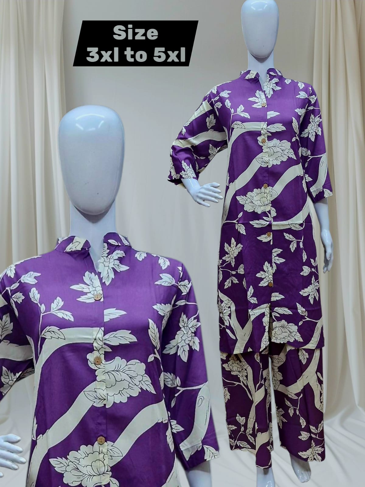 Comfortable Rayon 18 kg Printed Co-ord Set