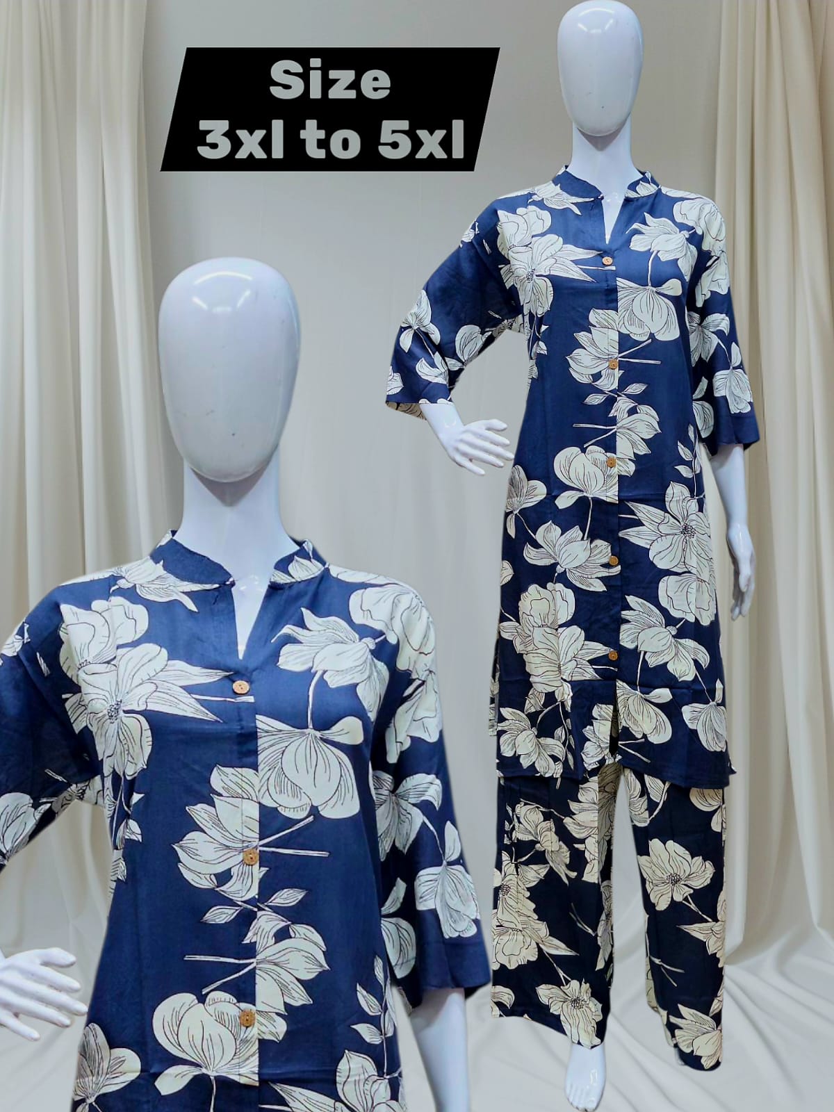 Comfortable Rayon 18 kg Printed Co-ord Set