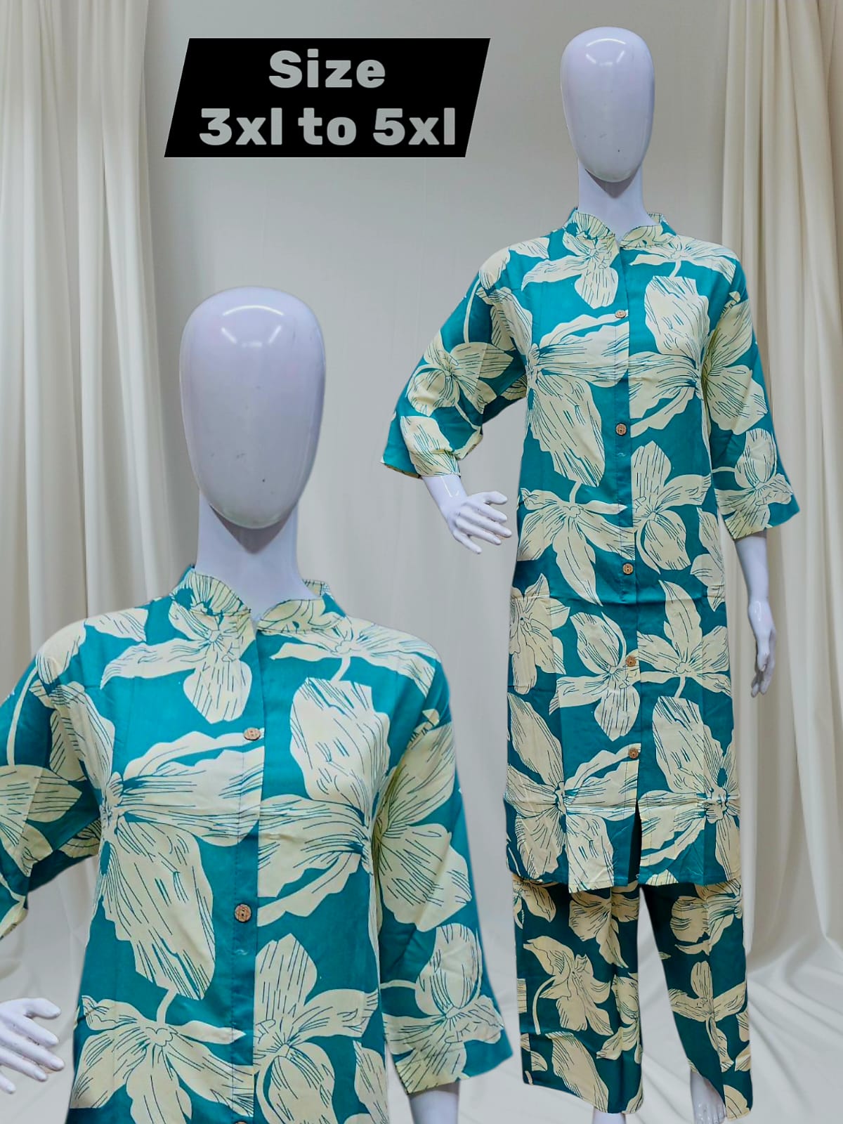 Comfortable Rayon 18 kg Printed Co-ord Set