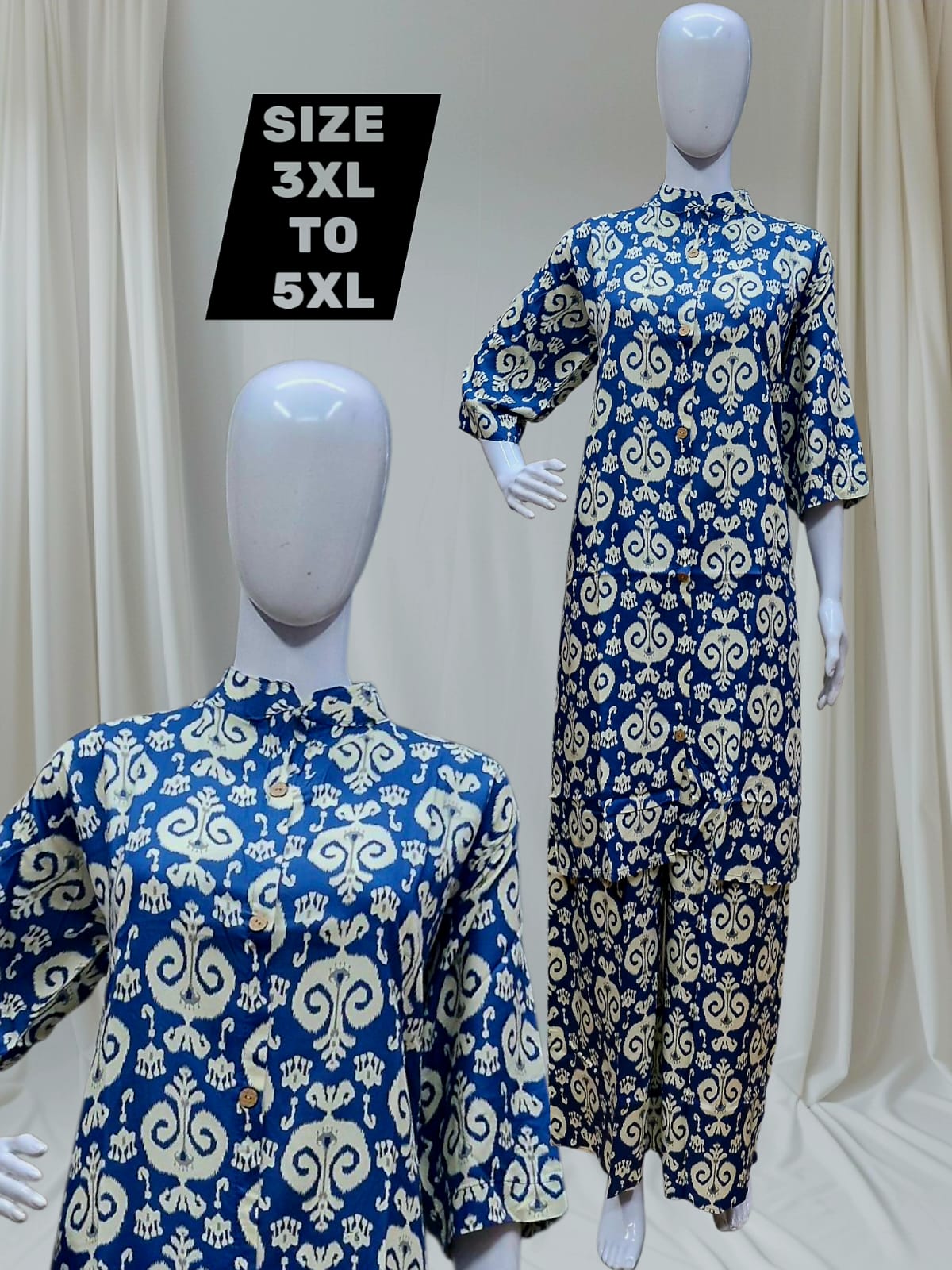 Comfortable Rayon 18 kg Printed Co-ord Set