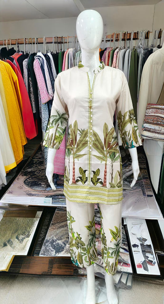 Printed Co-ord set liquid Slab