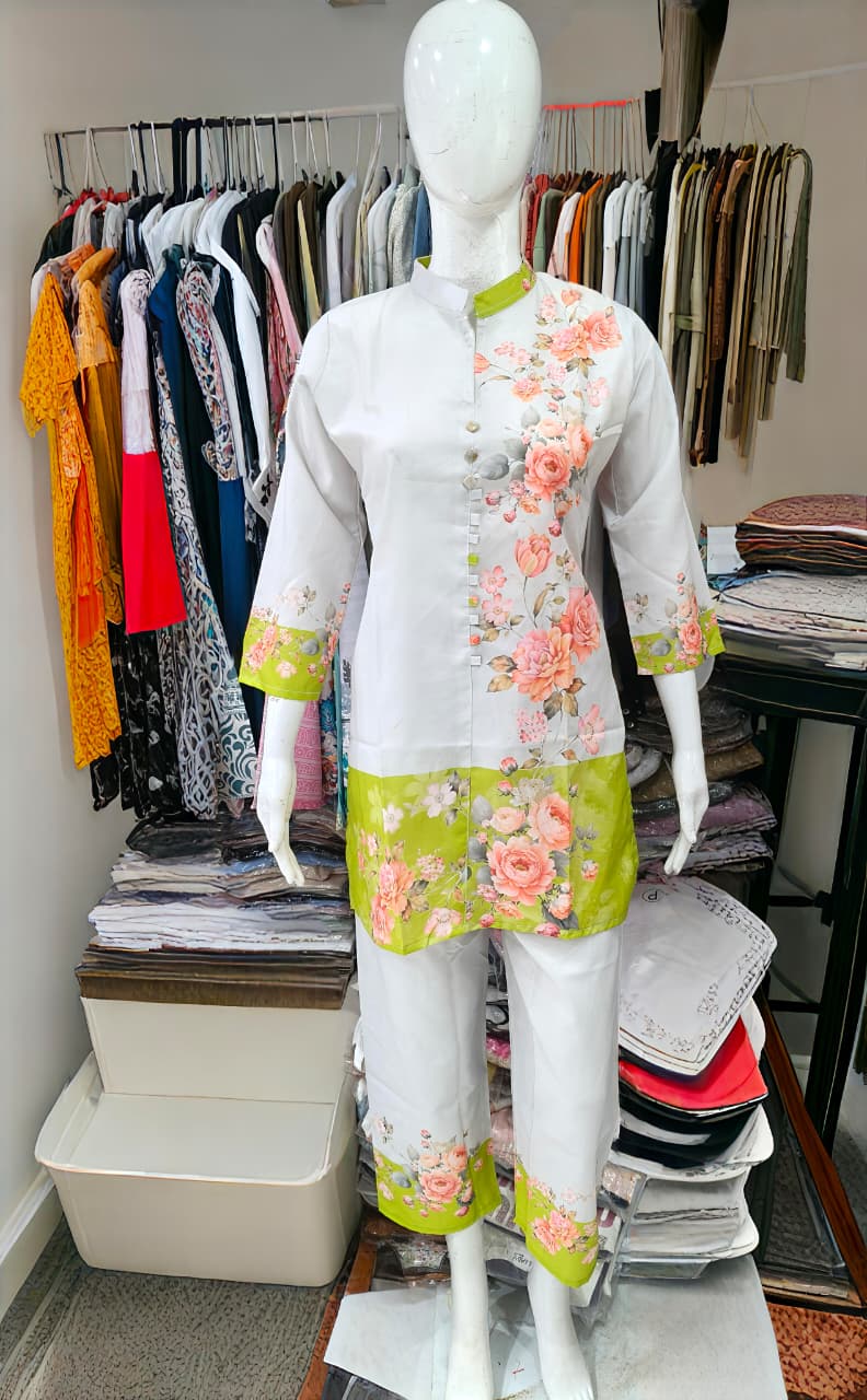 Printed Co-ord set liquid Slab