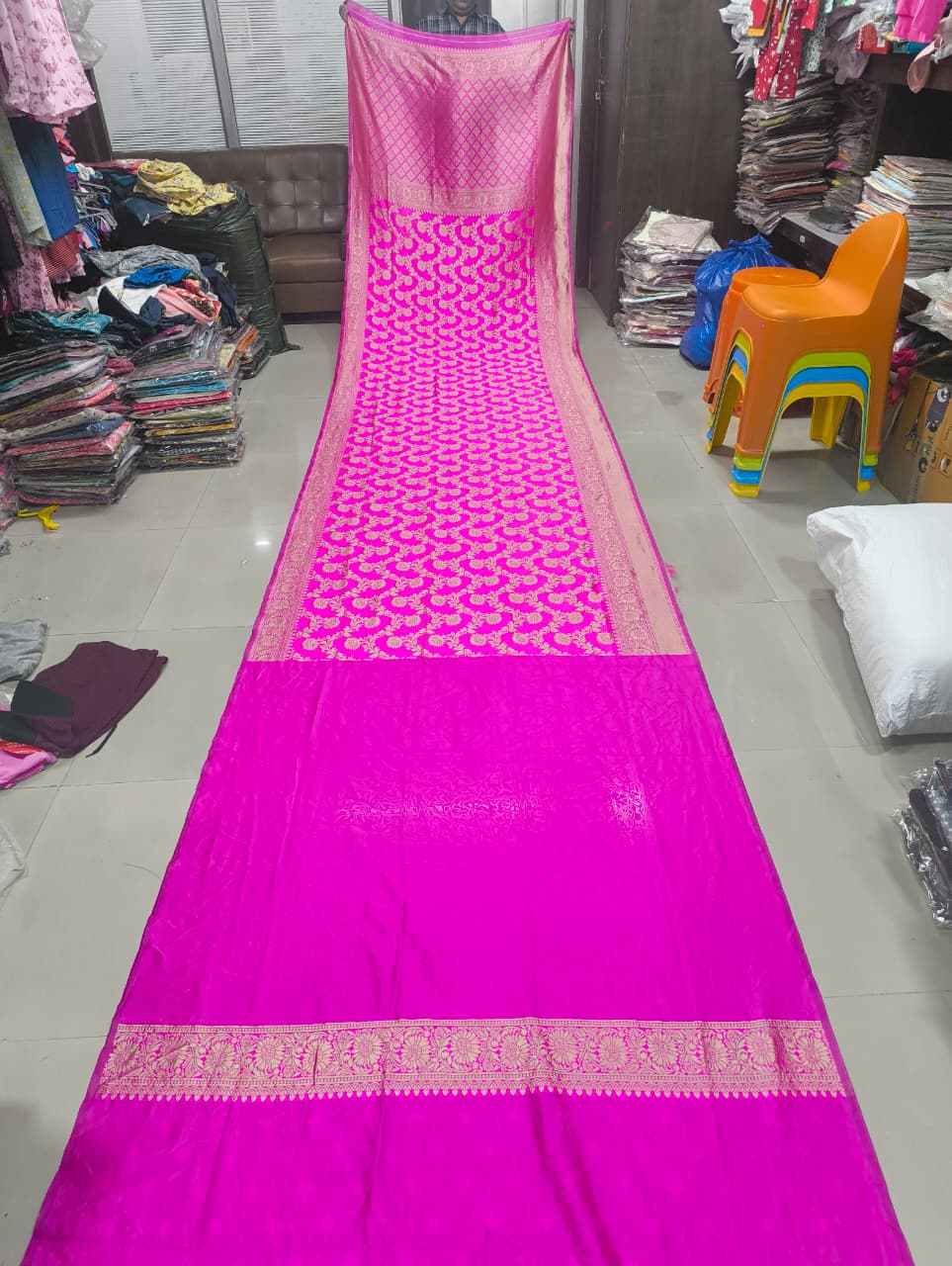 Banarasi Silk Saree with Blouse Piece