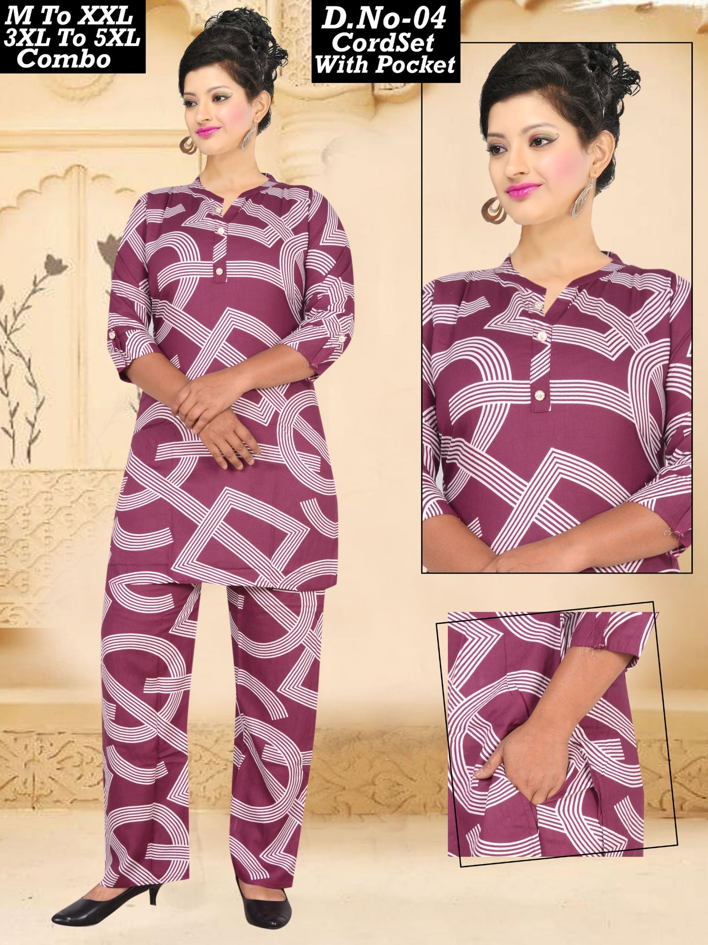 Premium Quality Rayon Co-ord Set