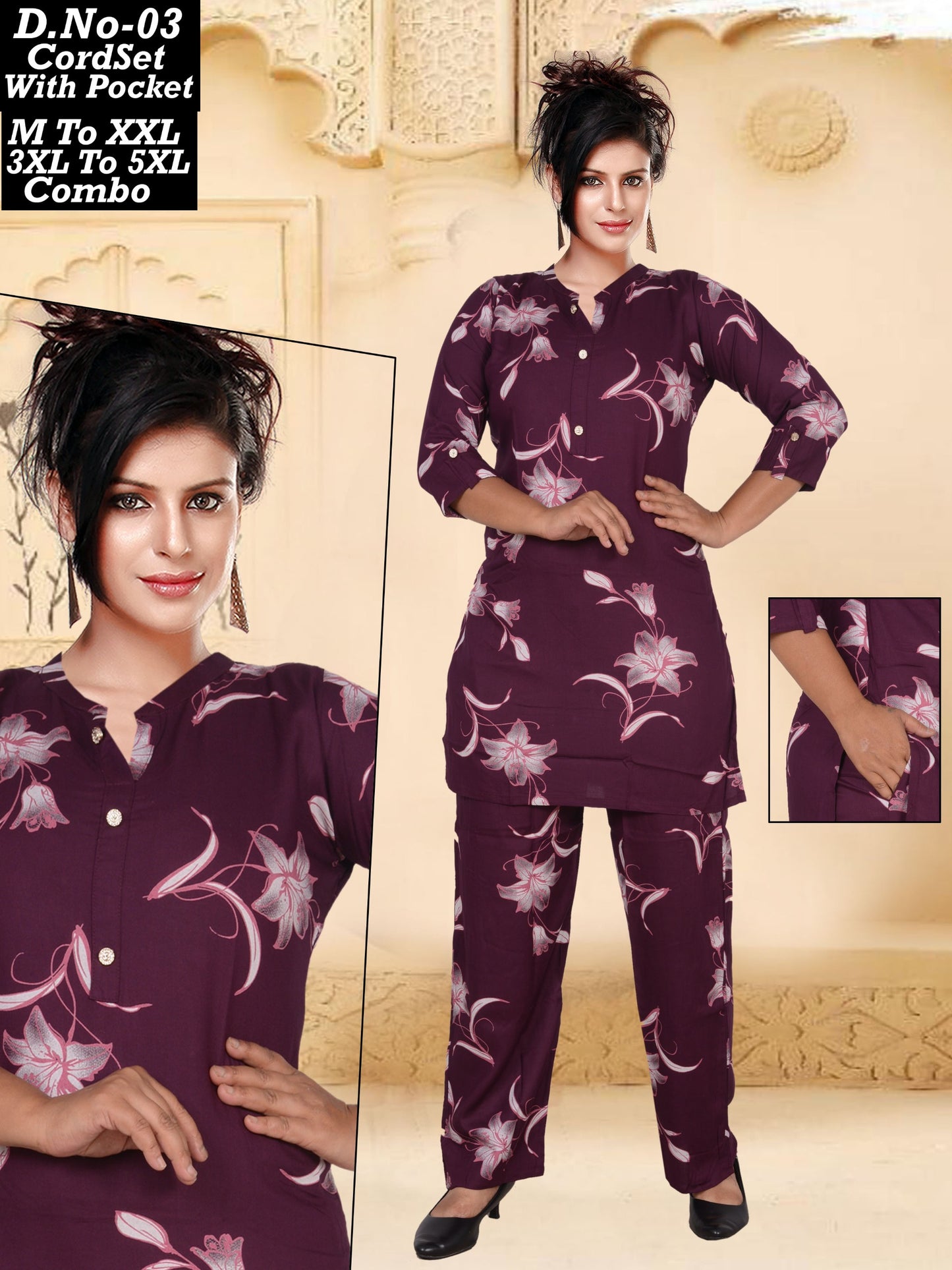 Premium Quality Rayon Co-ord Set