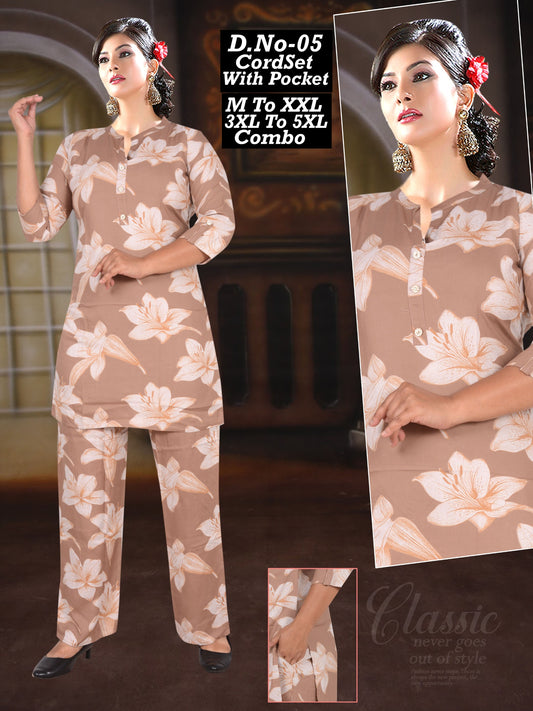 Premium Quality Rayon Co-ord Set